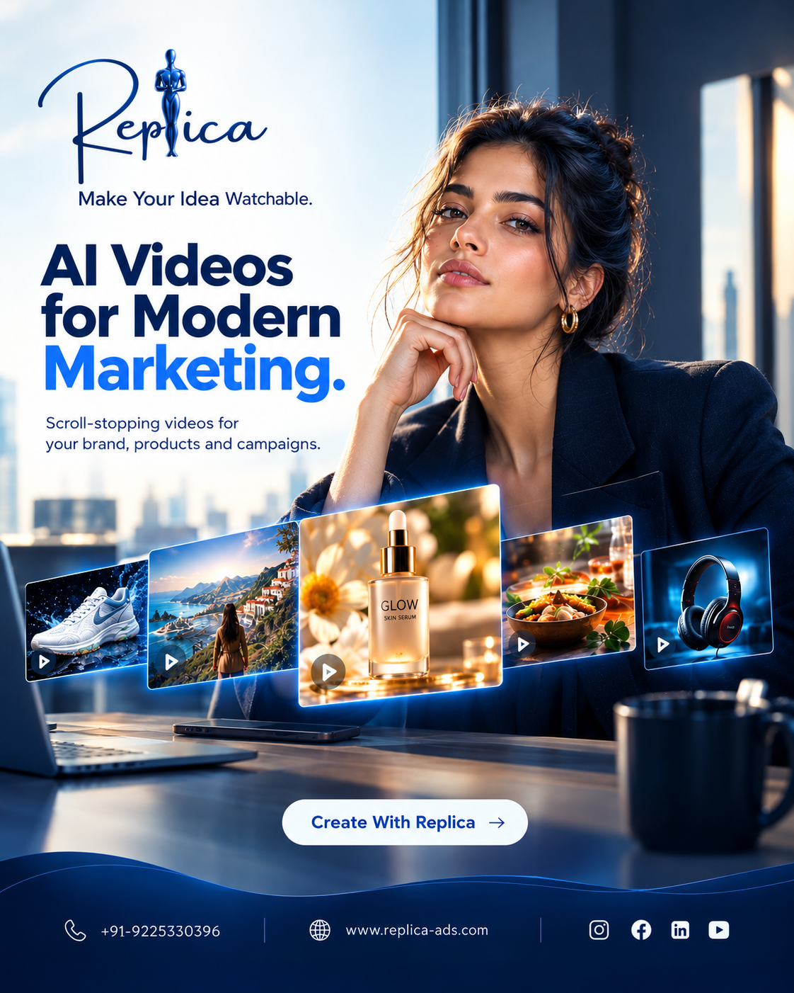 Replica brand promo poster